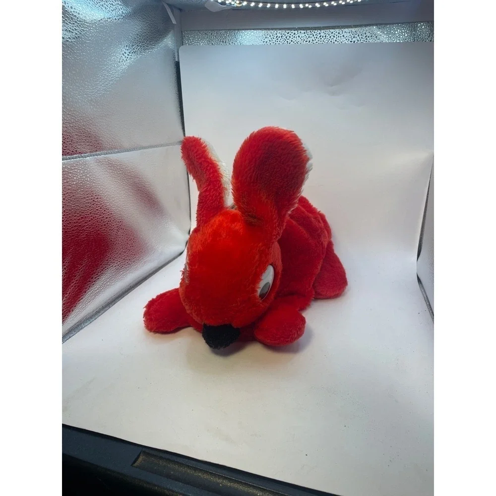 VINTAGE 1984 LEGO‎ DUPLO RED BUNNY RABBIT PURSE BAG ZIPPER POUCH BLOCKS STORAGE